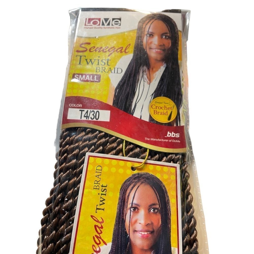 Lo Me Senegal Twist Braid Crochet Color T4/30 Synthetic
